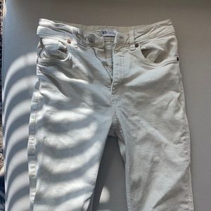 Zara Baby Flare Cream Jeans